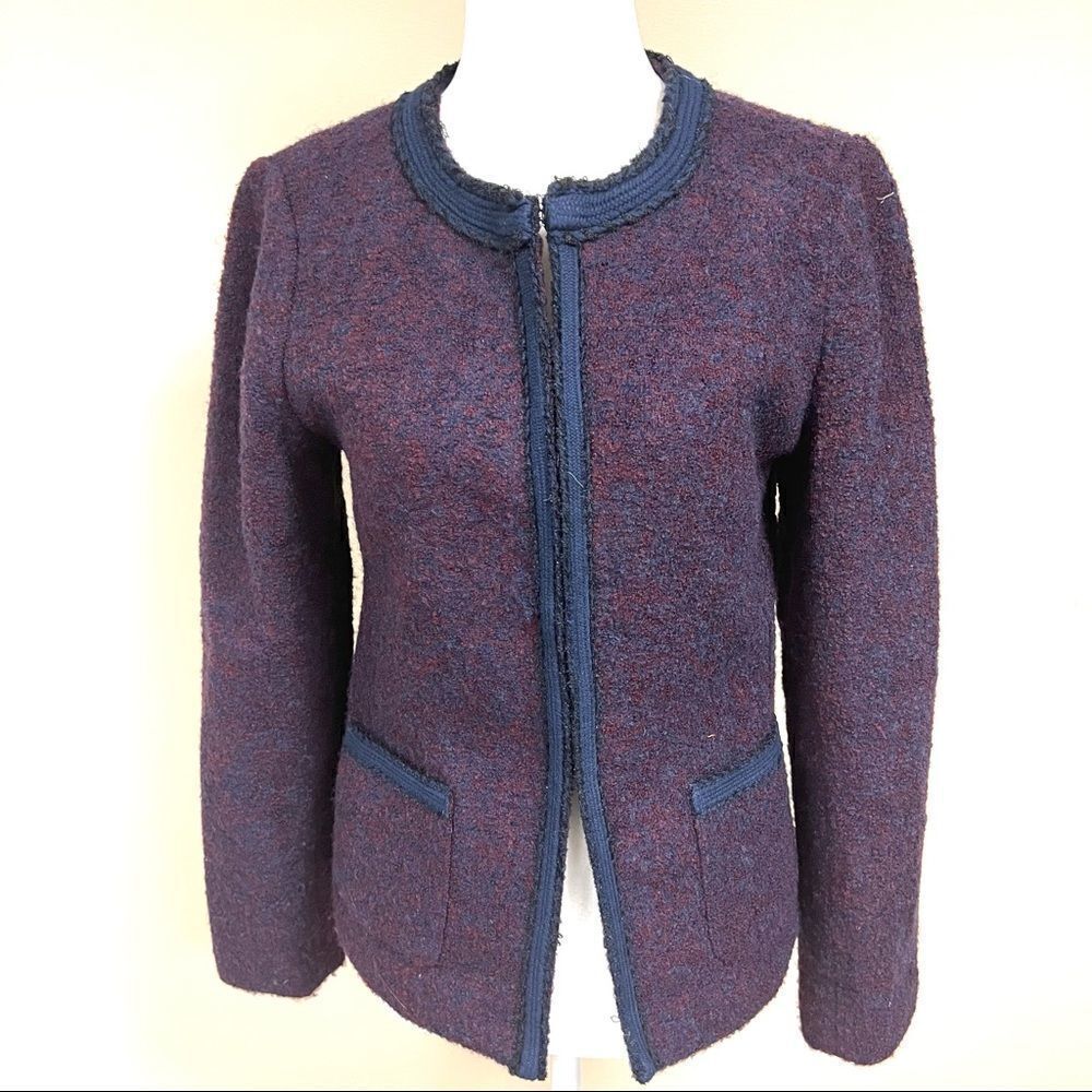 👠Talbots boiled wool jacket Size 2 - image 1